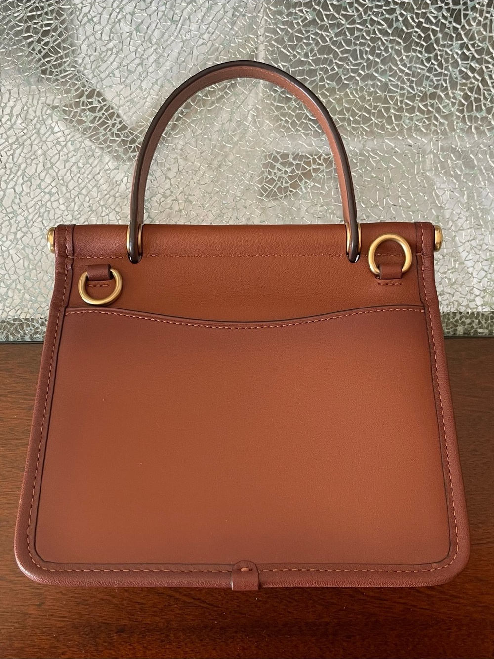 Coach Willis Top-Handle 18 Mini Bag in Brown - Picture 3 of 7